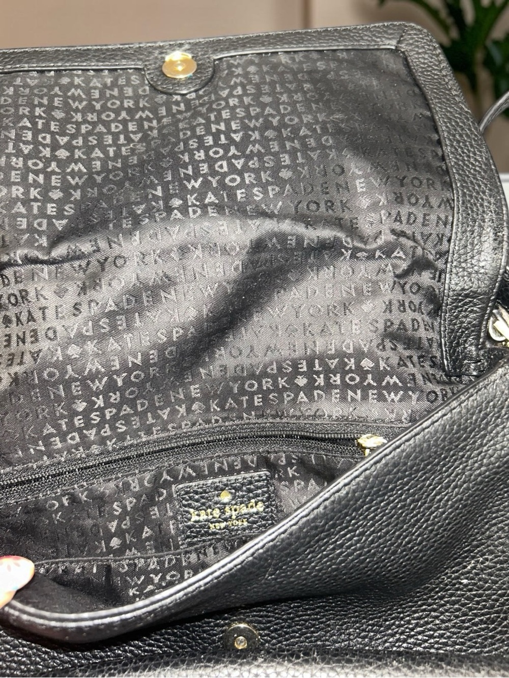 Kate Spade New York Black Pebbled Leather Crossbody Shoulder Bag - Picture 4 of 10